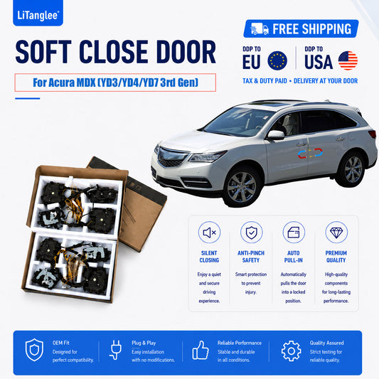 For Acura MDX (YD3/YD4/YD7 3rd Gen) 2014-2020 4-Door Electric Soft Close System  | LiTanglee