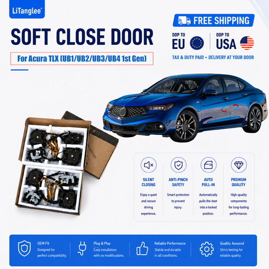 For Acura TLX (UB1/UB2/UB3/UB4 1st Gen) 2015-2020 4-Door Electric Soft Close System  | LiTanglee