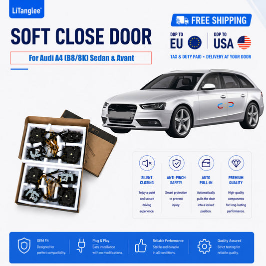 For Audi A4 (B8/8K) Sedan & Avant Premium Electric Suction Door Kit