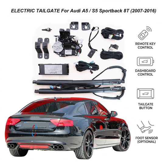 Elektrische Heckklappenöffnung für Audi A5 / S5 Sportback 8T (2007-2016) | Audi A5 Schrägheck Smart Kofferraumöffner | CE & FCC zertifiziert