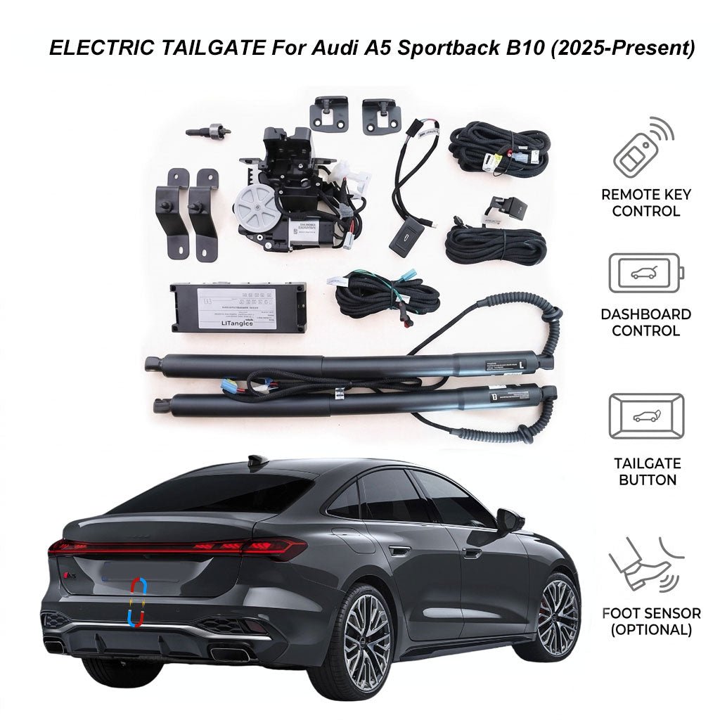 Portón Eléctrico Trasero para Audi A5 Sportback B10 (2025-Presente) | Abridor Inteligente de Maletero Audi A5 de Próxima Generación | Certificado CE y FCC