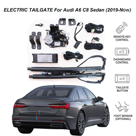 Elektrische Heckklappenöffnung für Audi A6 C8 Limousine (ab 2019) | Audi A6 4K Smart Trunk Opener | CE- & FCC-zertifiziert