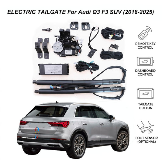 Elektrische Heckklappe für Audi Q3 F3 SUV (2018-2025) | Smart Trunk Opener für Audi Q3 der zweiten Generation | CE- & FCC-zertifiziert