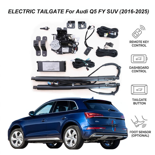 Elektrische Heckklappenöffnung für Audi Q5 FY SUV (2016-2025) | Smart Trunk Opener für Audi Q5 zweite Generation | CE & FCC-zertifiziert