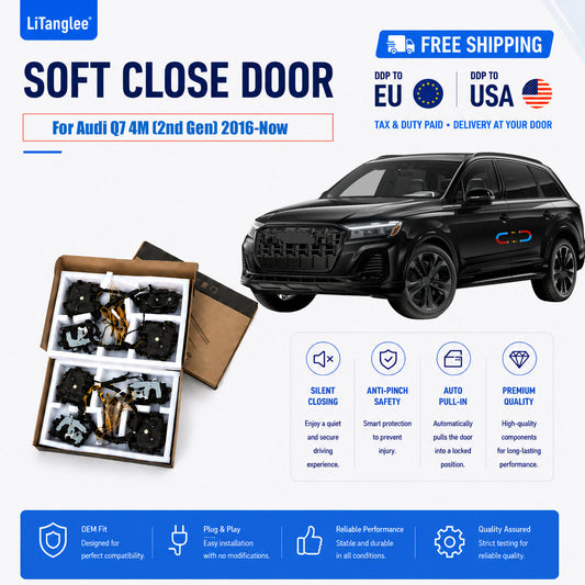 For Audi Q7 4M (2nd Gen) Premium Electric Suction Door Kit (Soft Close)