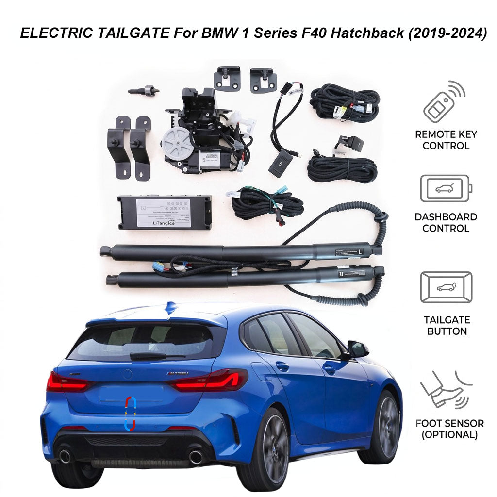 Elektrische Heckklappe für BMW 1er F40 Schrägheck (2019-2024) | BMW Smart Trunk Opener | CE- & FCC-zertifiziert