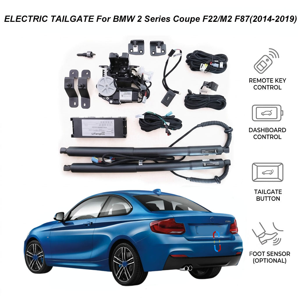 Electric Power Tailgate Lift for BMW 2 Series Coupe F22 / M2 F87 (2014-2019) | BMW Smart Trunk Opener | CE & FCC Certified