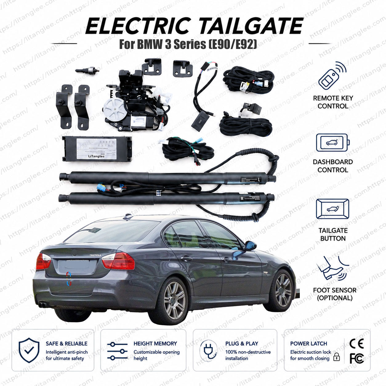 Elektrische Heckklappe für BMW 3er E90 E92 (2005-2013) – Intelligente Nachrüstung