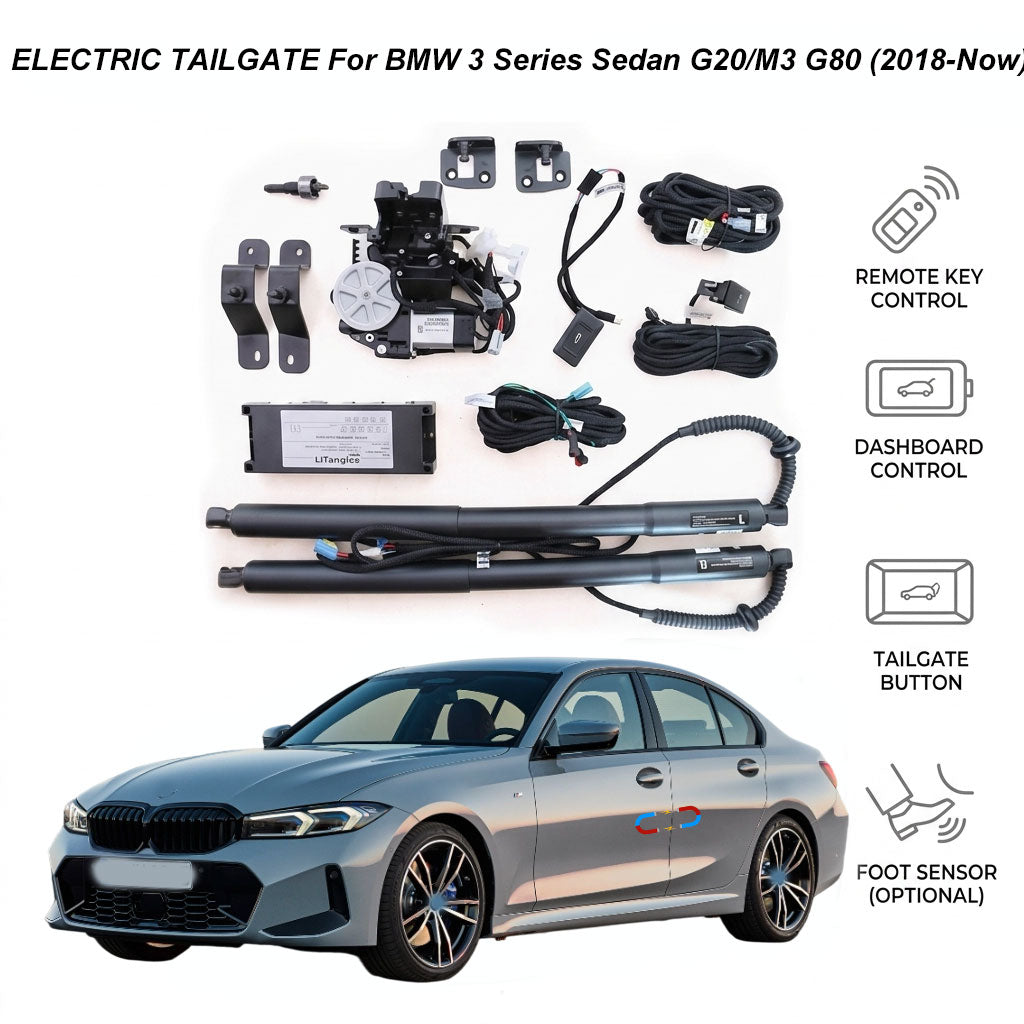 Elektrische Heckklappenöffnung für BMW 3er Limousine G20 / M3 G80 (2018-Heute) | BMW Smart Trunk Opener | CE & FCC Zertifiziert