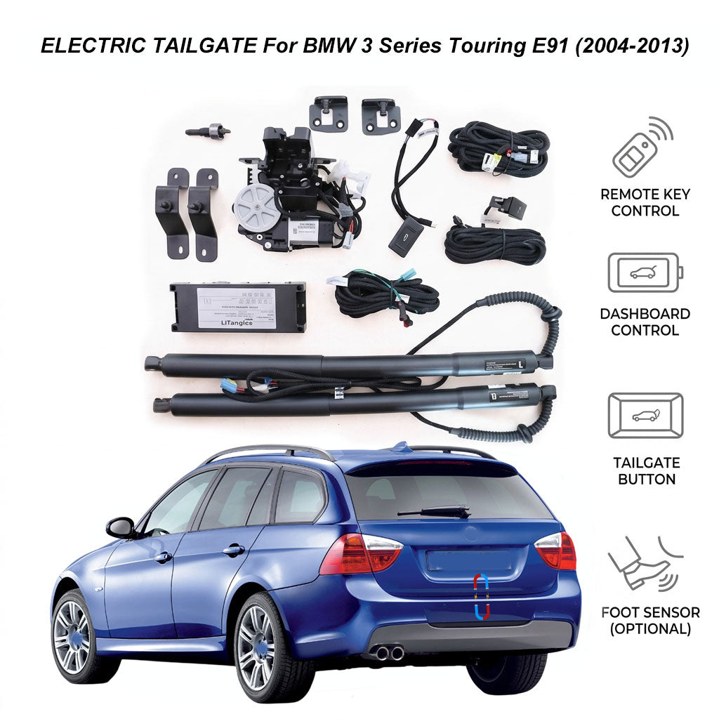Elektrische Heckklappenöffnung für BMW 3er Touring E91 (2004-2013) | BMW Kombi Avant Smart Trunk Opener | CE & FCC zertifiziert