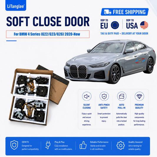 For BMW 4 Series (G22/G23/G26) 2020-Now Premium Soft-Close Electric Suction Doors (LHD & RHD)