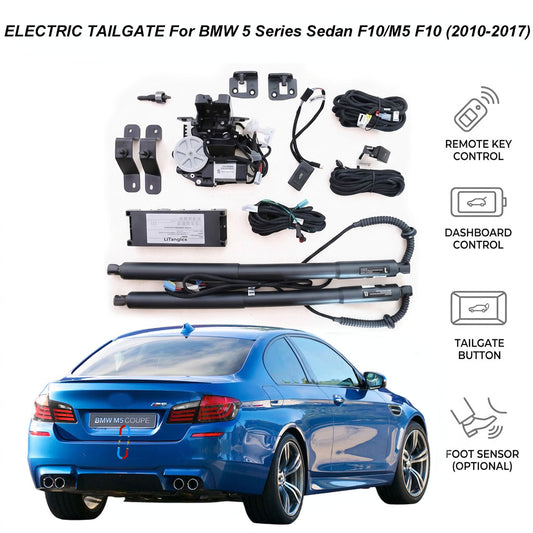 Elektrische Heckklappe für BMW 5er Limousine F10 / M5 F10 (2010-2017) | BMW Smart Trunk Opener | CE & FCC zertifiziert