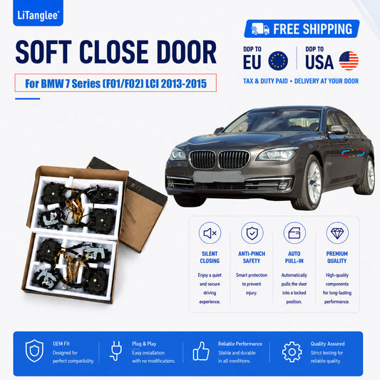 For BMW 7 Series (F01/F02) LCI 2013-2015 Premium Soft-Close Electric Suction Doors (LHD & RHD)