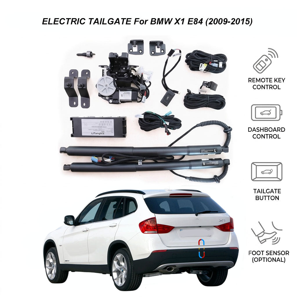 Elektrische Heckklappenöffnung für BMW X1 E84 (2009-2015) | BMW X1 Smarter Kofferraumöffner | CE- & FCC-zertifiziert