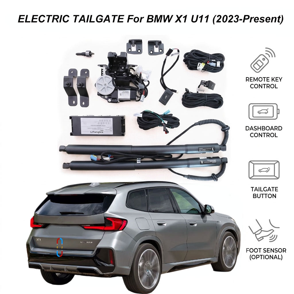 Portón Trasero Eléctrico para BMW X1 U11 (2023-Actual) | Apertura Inteligente de Maletero BMW | Certificado CE y FCC