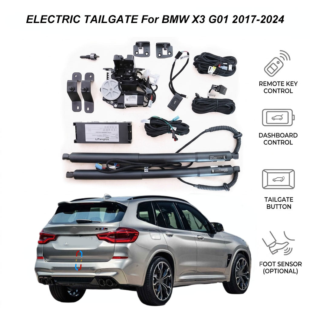 Elektrische Heckklappenöffnung für BMW X3 G01 / X3 M F97 (2017-2024) | BMW Smart Kofferraumöffner | CE & FCC zertifiziert