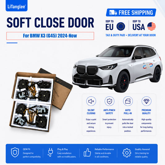 For BMW X3 (G45) 2025 2026 2027 Premium Automatic Vacuum Soft Close Door System | LiTanglee®