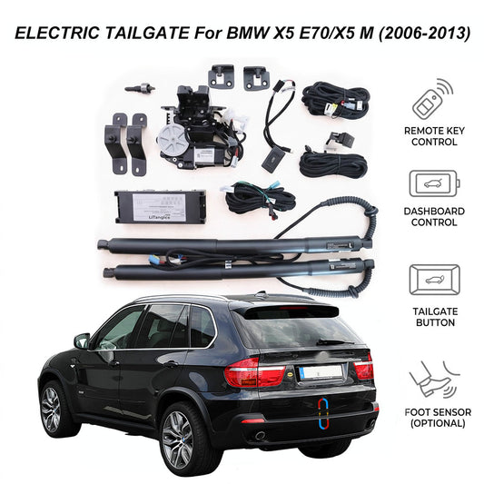 Elektrische Heckklappenöffnung für BMW X5 E70 / X5 M (2006-2013) | Smarte Kofferraumöffnung BMW X5 | CE- und FCC-zertifiziert