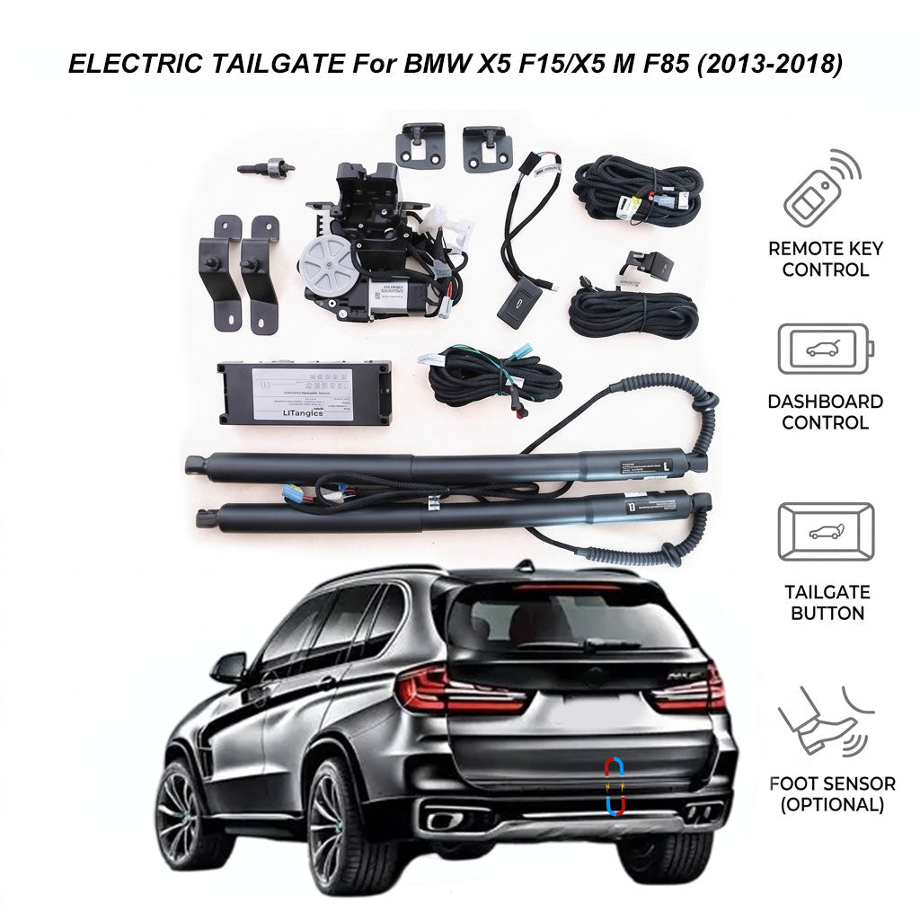 Electric Power Tailgate Lift for BMW X5 F15 / X5 M F85 (2013-2018) | BMW Smart Trunk Opener | CE & FCC Certified