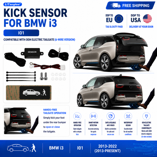 For BMW i3 I01 OEM Electric Power Tailgate Smart Hands-Free Kick Sensor – Foot-Activated Trunk Opening & Closing System