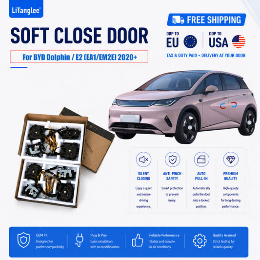 For BYD Dolphin / E2 (EA1/EM2E) Premium 4-Door Electric Soft Close Upgrade Kit