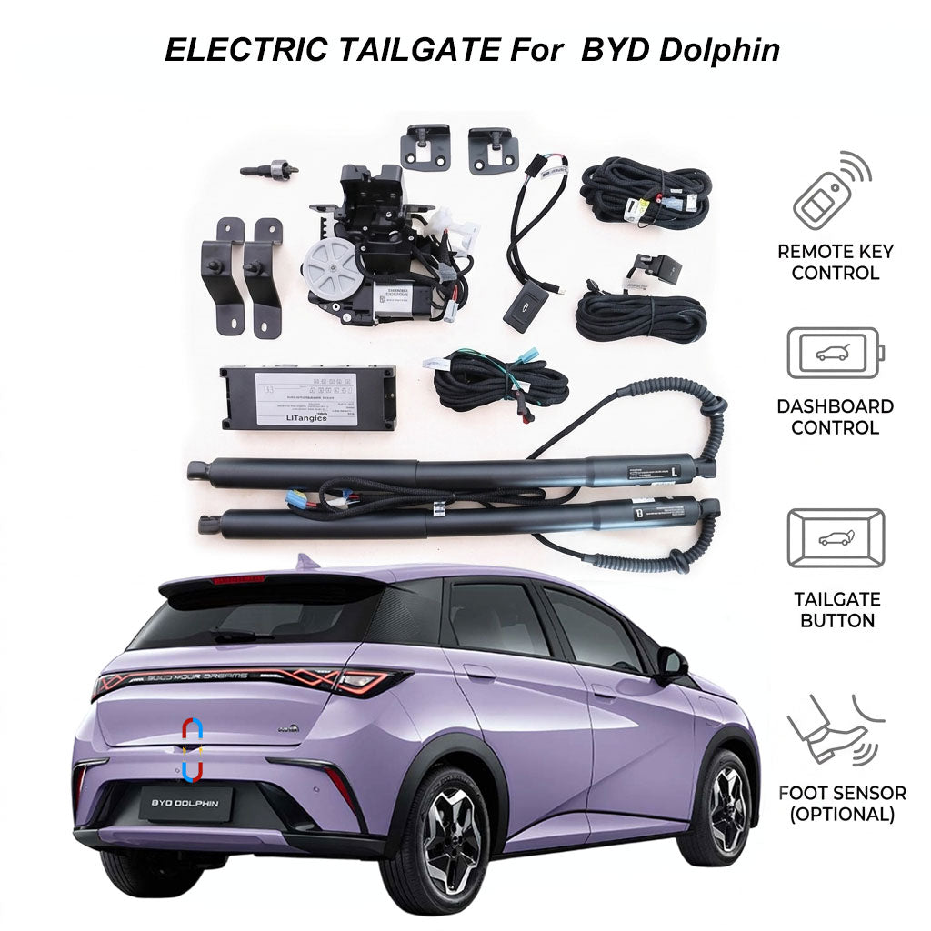 Smart Electric Power Tailgate for BYD Dolphin Plus / Surf / Active / Design | Power Trunk Lift Kit (2021-2027)