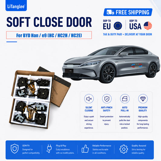 For BYD Han / e9 (HC / HC2H / HC2E) 4-Door Premium Soft Close Door Kit