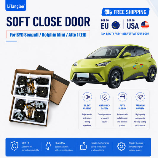 For BYD Seagull / Dolphin Mini / Atto 1 (EQ) Premium 4-Door Electric Soft Close Upgrade Kit