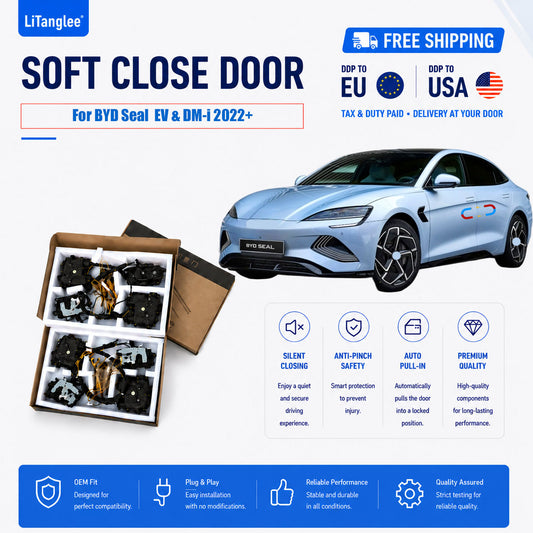 For BYD Seal (Model Code: EK / EV & DM-i) 2022+ Electric Soft Close OEM Lock Upgrade Kit | LiTanglee