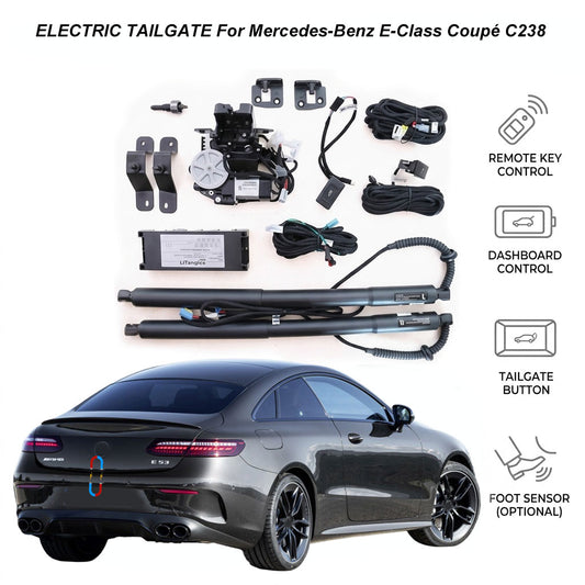 Elektrische Heckklappenöffnung für Mercedes-Benz E-Klasse Coupé C238 (2017-2023) | MB Smart Kofferraumöffner | CE & FCC Zertifiziert