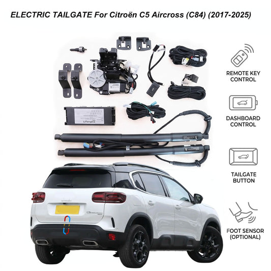 Sensor inteligente de patada manos libres para Citroën C5 Aircross (C84) | Sistema eléctrico de liberación del portón trasero (2017-2025)