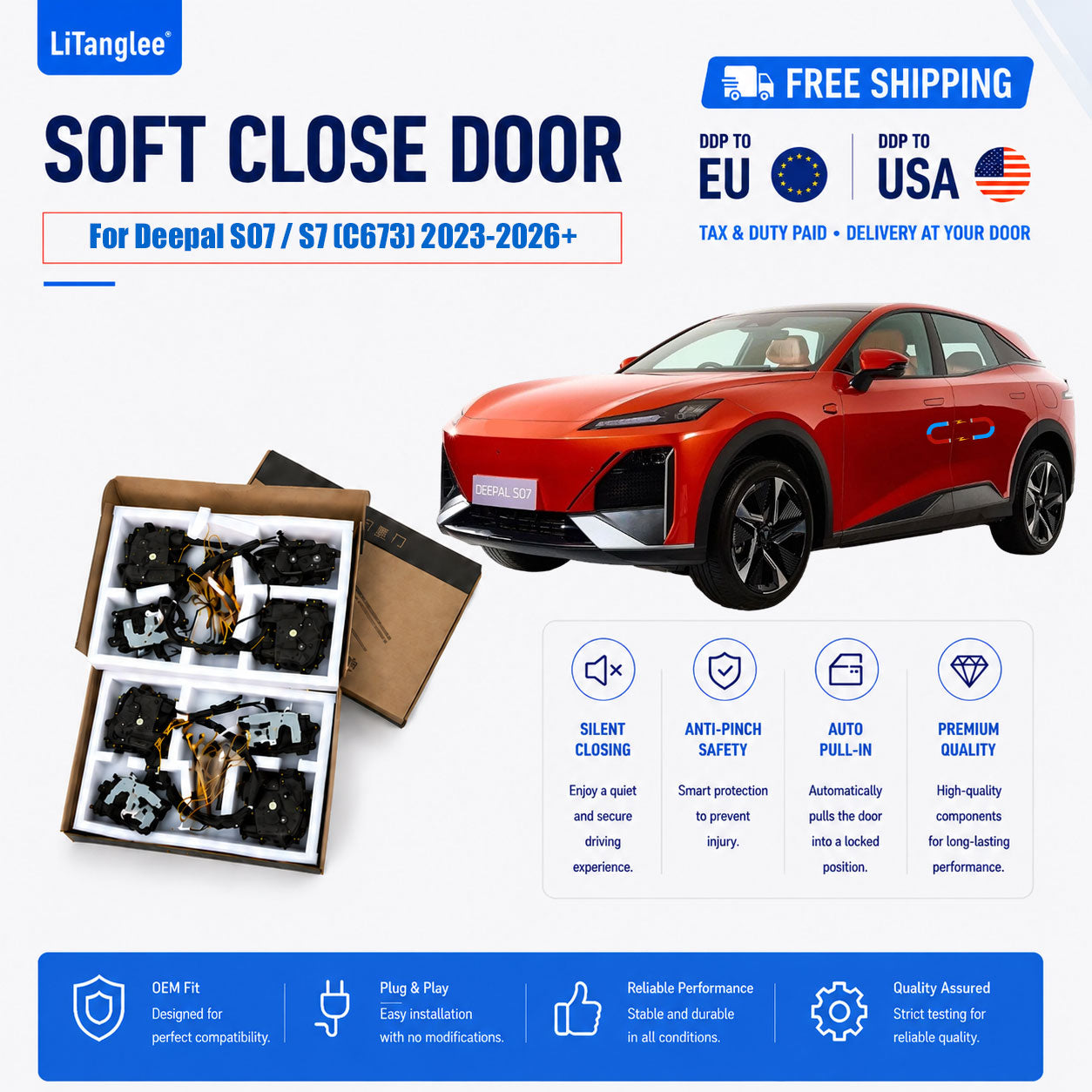 For Deepal S07 / S7 (C673) (2023-2026) Electric Soft Close Door Upgrade Kit | LiTanglee