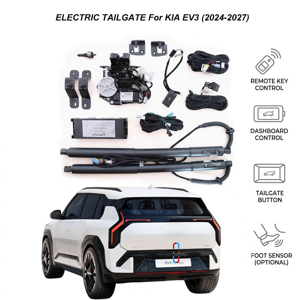 For KIA EV3 Automatic Power Tailgate Lift Kit | Electric Trunk Opener | EV-Optimized System | OEM Fit & CE Certified
