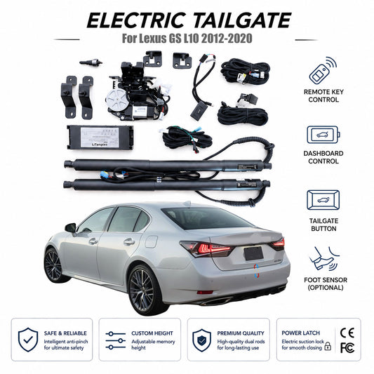 For Lexus GS L10 2012-2020 Automatic Power Tailgate Lift Kit | Electric Trunk Opener | Ultra-Silent | OEM Fit & CE Certified