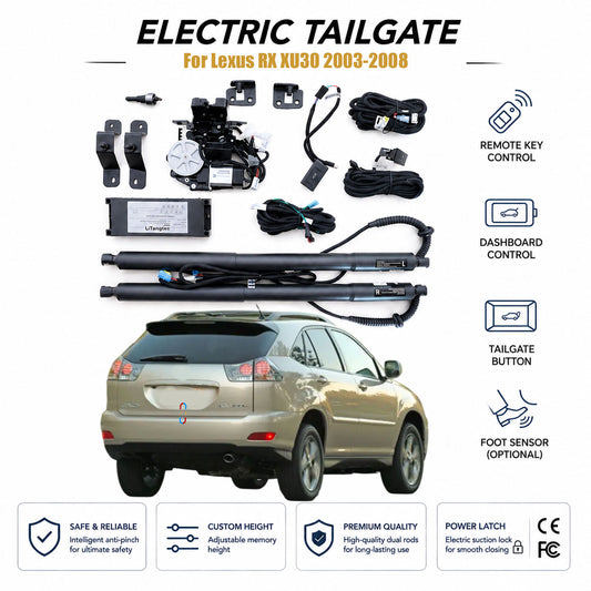 For Lexus RX XU30 2003-2008 Automatic Power Tailgate Lift Kit | Electric Trunk Opener | Ultra-Silent | OEM Fit & CE Certified