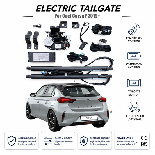 For Opel Corsa F 2019+ Automatic Power Tailgate Lift | Electric Trunk Opener | OEM Fit & CE Certified