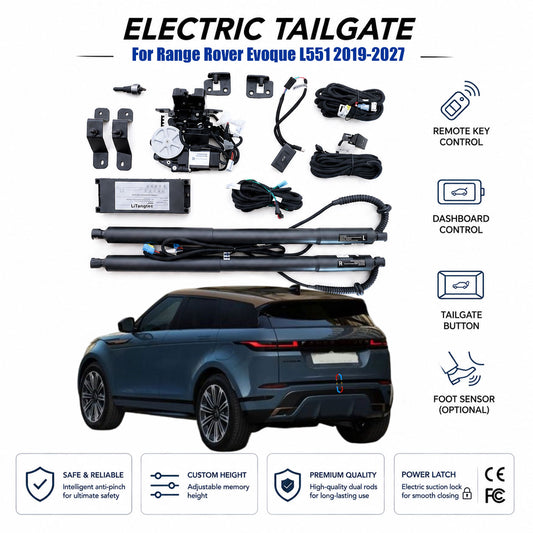 For Range Rover Evoque L551 2019-2026 Automatic Power Tailgate Lift Kit | Electric Trunk Opener | Ultra-Silent | OEM Fit & CE Certified