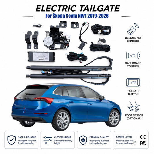 For Škoda Scala NW1 2019-2026 Automatic Power Tailgate Lift Kit | Electric Trunk Opener | Ultra-Silent | OEM Fit & CE Certified