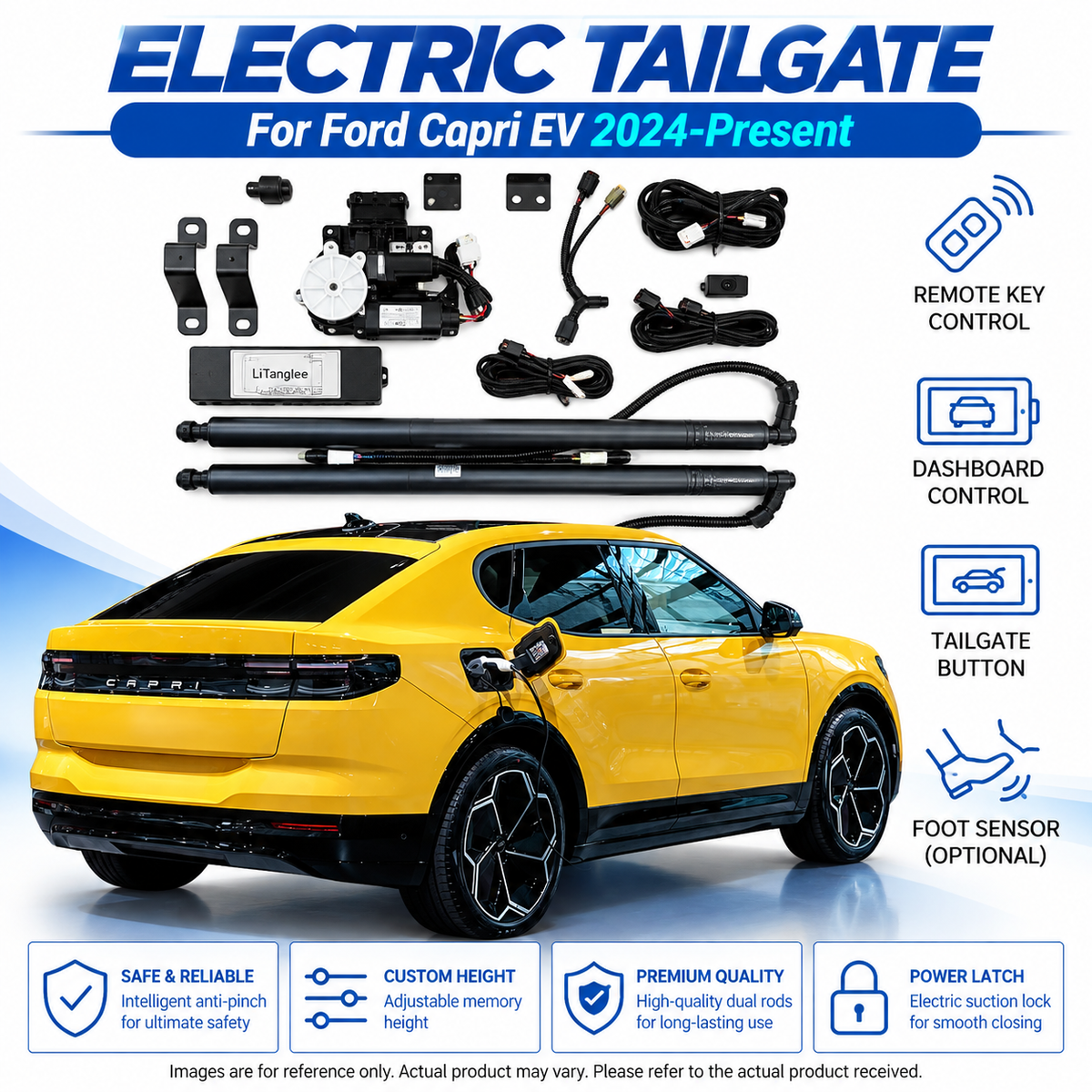 For Ford Capri EV 2024-present Electric Power Tailgate Kit, Automatic Liftgate Opening and Closing System
