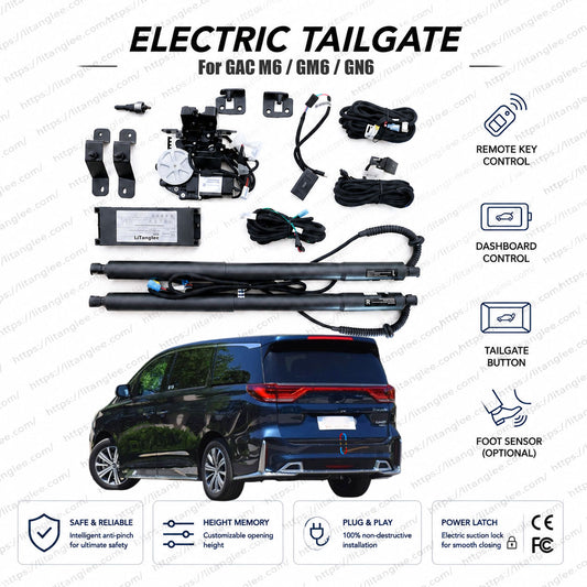 For GAC Trumpchi GM8 / GN8 (1st Gen) 2017-2025 Smart Power Tailgate Lift Kit by LiTanglee® | Electric Trunk Opener with Soft Close | Flagship MPV Precision Upgrade | CAN-Bus Integrated | Non-Destructive Installation