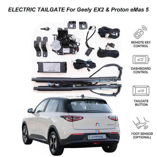 Intelligente elektrische Heckklappe für Geely EX2 & Proton eMas 5 | Automatisches Heckklappen-Kit & fernbedienbare Heckklappe (2024–2027)