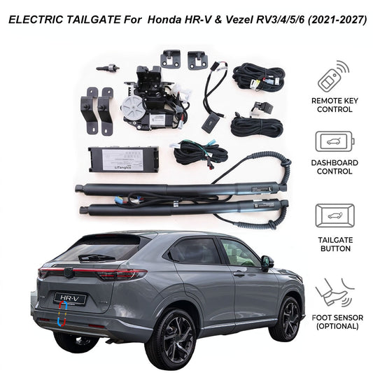 Intelligente elektrische Heckklappe für Honda HR-V & Vezel RV3/RV4/RV5/RV6 | Automatisches Kofferraum-Lift-Kit & Fernbedienung (2021-2027)