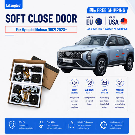 For Hyundai Mufasa (NU2) Premium 4-Door Electric Soft Close Upgrade Kit