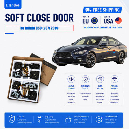 For Infiniti Q50 (V37) 2014+ 4-Door Electric Soft Close System| LiTanglee