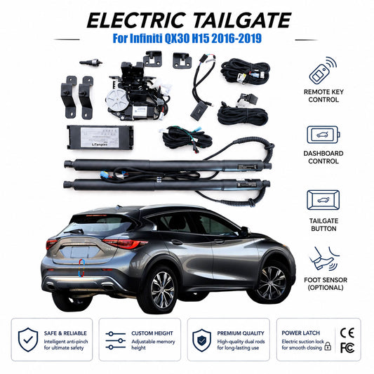 For Infiniti QX30 H15 2016-2019 Automatic Power Tailgate Lift Kit | Electric Trunk Opener | Ultra-Silent | OEM Fit & CE Certified