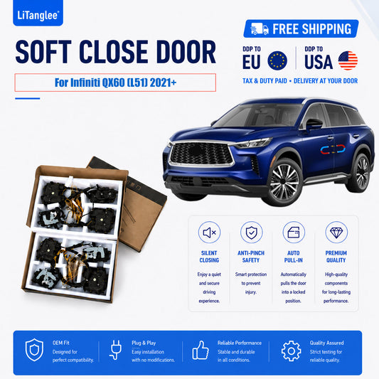 For Infiniti QX60 (L51) 2021+ 4-Door Electric Soft Close System | LiTanglee