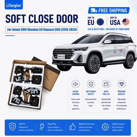 For Jetour X90/X90 Plus/Shanhai L9/Soueast S09 (2019-2026) Premium Electric Suction Door Kit