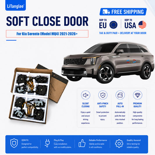 For Kia Sorento (Model MQ4) 2021-2026+ Electric Soft Close Door Upgrade Kit | LiTanglee