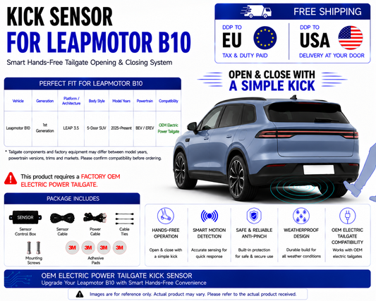 For Leapmotor B10 OEM Electric Power Tailgate Smart Hands-Free Kick Sensor – Foot-Activated Tailgate Opening & Closing System