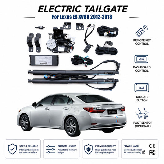 For Lexus ES XV60 2012-2018 Automatic Power Tailgate Lift Kit | Electric Trunk Opener | Ultra-Silent Motor | OEM Fit & CE Certified